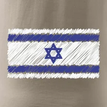 Vlajka Izrael kreslená Vlajka Izrael kreslená