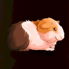 Morča - kreslené z boku