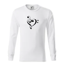 Husľový kľúč srdce Husľový kľúč srdce