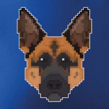 Nemecký ovčiak - Rozpixelovaný