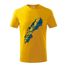 Mapy - názvy miest - Švédsko