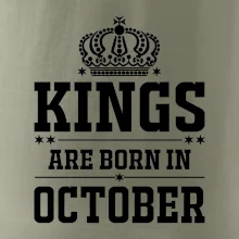Kings are born in October