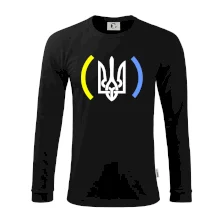 Ukrajina trojzubec s farbami Ukrajina trojzubec s farbami