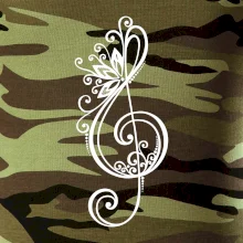 Husľový kľúč kvety