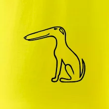 Barzoj obrys čierny