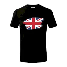 Britská vlajka roztrhaná