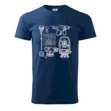 Geodet teodolit dron