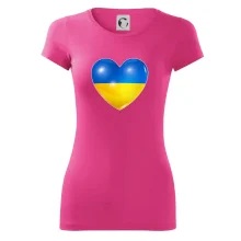 Ukrajina srdce vlajka