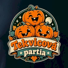 Tekvicová partia - tri veselé tekvice retro