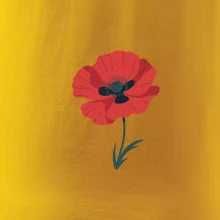 Vlčí mak kreslený veľký