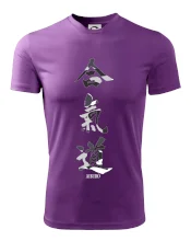 Aikidó maskáčový nápis