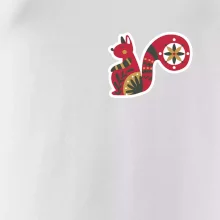 Folklór na prsníku veverička