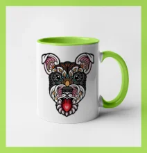 Knírač hlava barevná