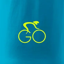 GO - Fluo cyklista malý
