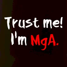 Trust me I´m  MgA. / Ver mi som MgA.