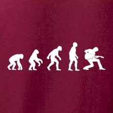 Evolúcia gitarista - kľačiaci
