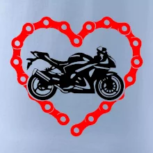 Moto srdce reťaz - cestná