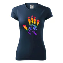 LGBT hand print