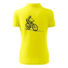 MTB kreslený cyklista