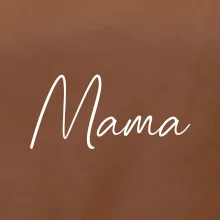 Nápis písací na prsiach - mama