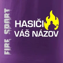 Hasiči - Váš názov - FLUO + Reflexná potlač