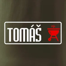 Tričko na grilovanie s vlastným menom