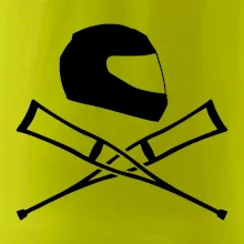 Cestná helma / barle