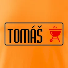 Tričko na grilovanie s vlastným menom