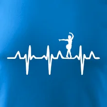 EKG tanečnice salsy