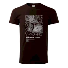 Mikulov - vrstevnice v obdĺžniku