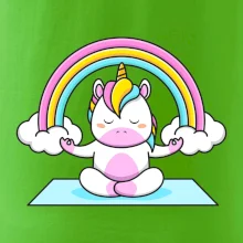 Yoga jednorožec - dúha