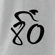 Cyklista oslavuje osemdesiatiny  (80)