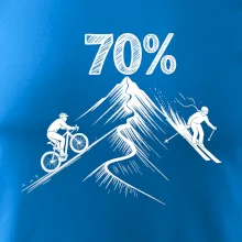 Narodeniny cyklista a lyžiar 70