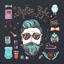 Hipster style Hipster style