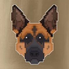 Nemecký ovčiak - Rozpixelovaný