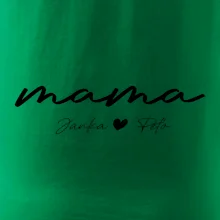 Mama - tričko menami deti písacie
