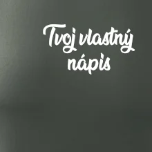 Tvoj vlastný nápis písací - na prsníku