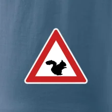 Dopravná značka - Pozor veverička