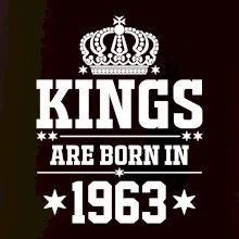 Kings are born in 1963