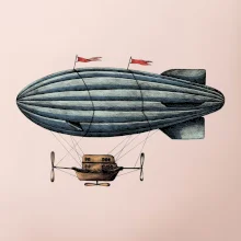 Vzducholoď farebná