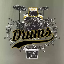 Drums - kreslené bubny Drums - kreslené bubny