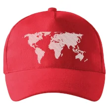 Mapa sveta odtlačok