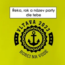 K vode - kotva (vlastný nápis)