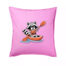 Mýval v kajaku kreslený