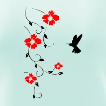 Kvetina a vtáčik