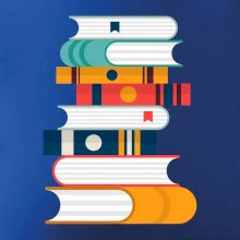 Knihy flat design Knihy flat design