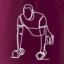 Tréner fitness jedným ťahom