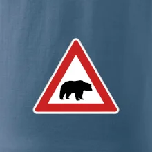 Dopravná značka - Pozor ľadový medveď Dopravná značka - Pozor ľadový medveď