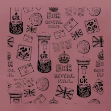 Britská pošta ikony