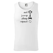 Eat jump sleep repeat Eat jump sleep repeat